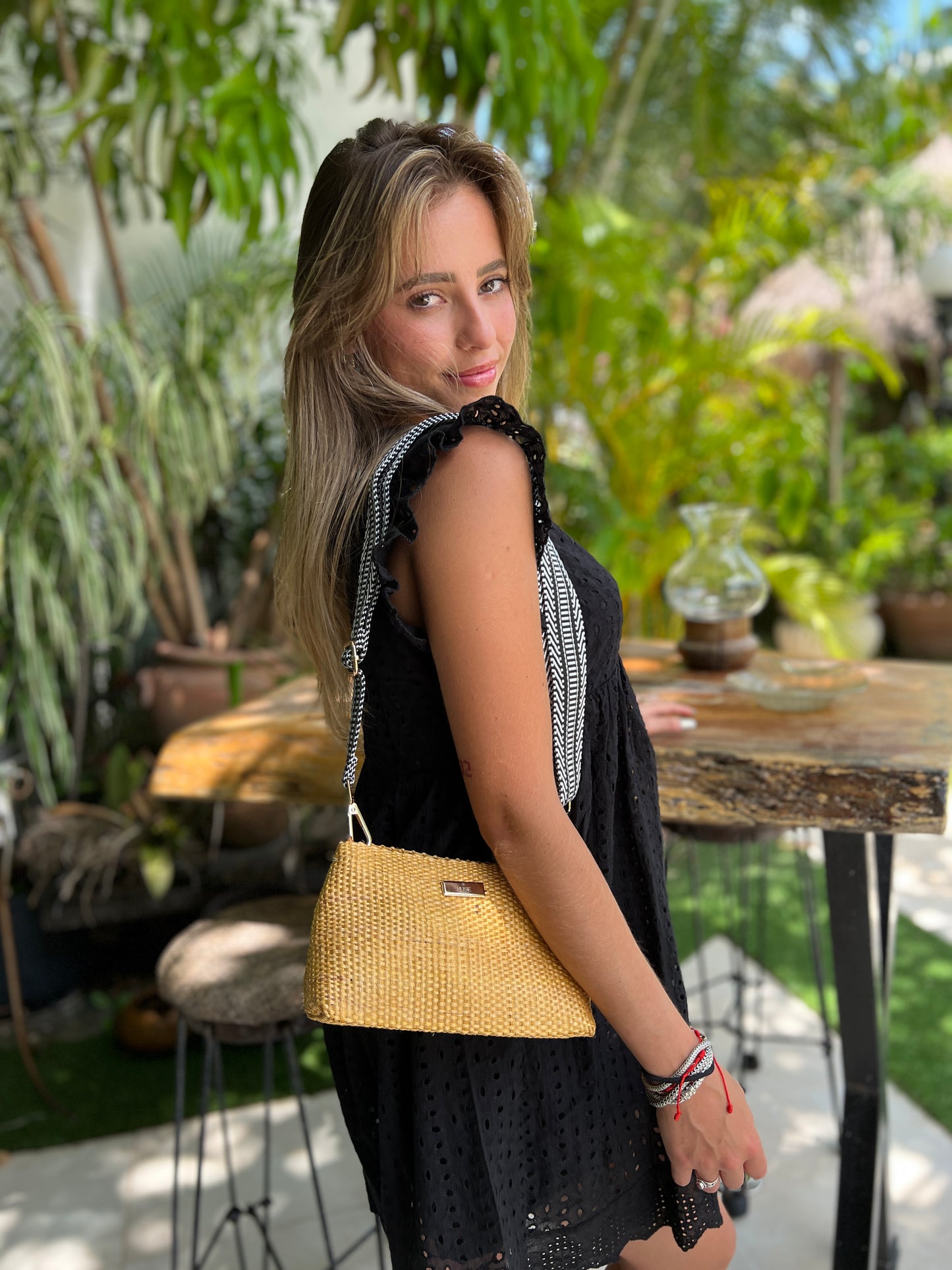 Multicolor bag strap