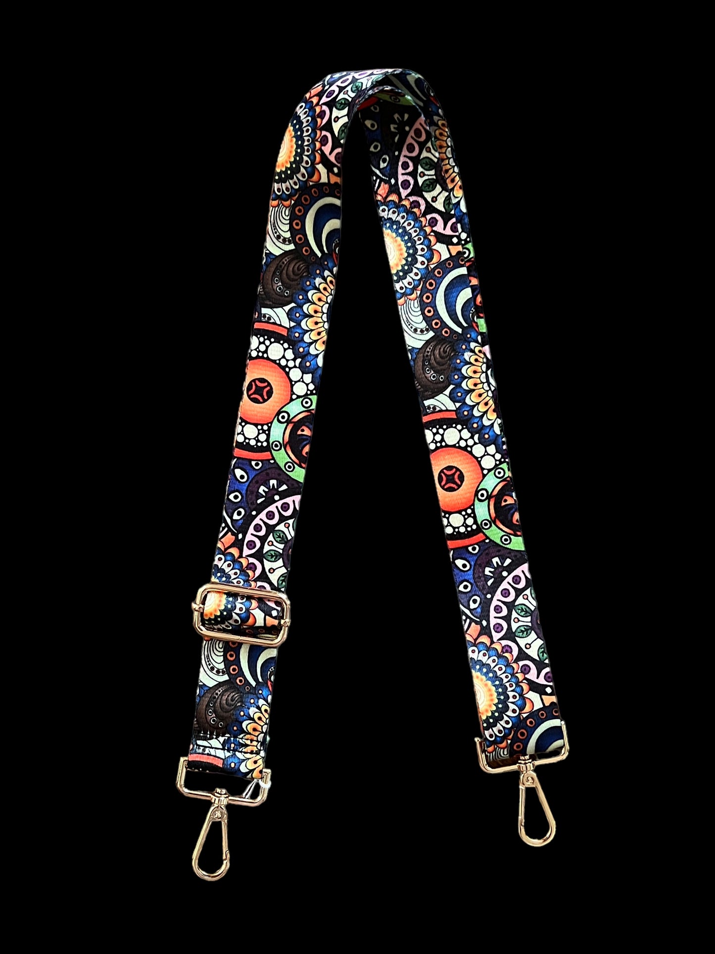 Multicolor bag strap