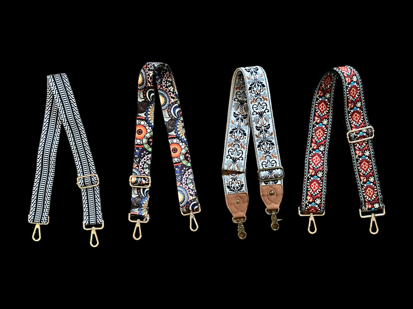 Multicolor bag strap