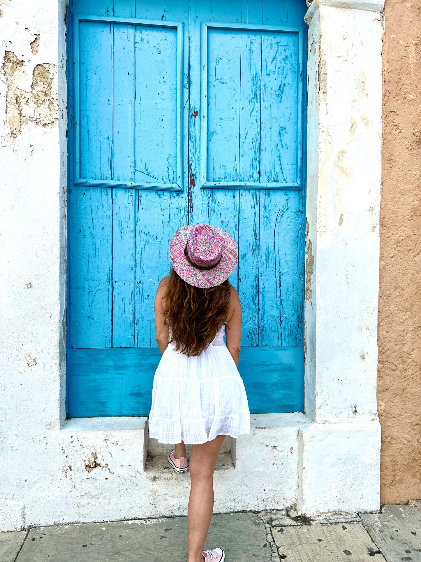 Pink Flamingo - Toquilla Straw Panama Hat