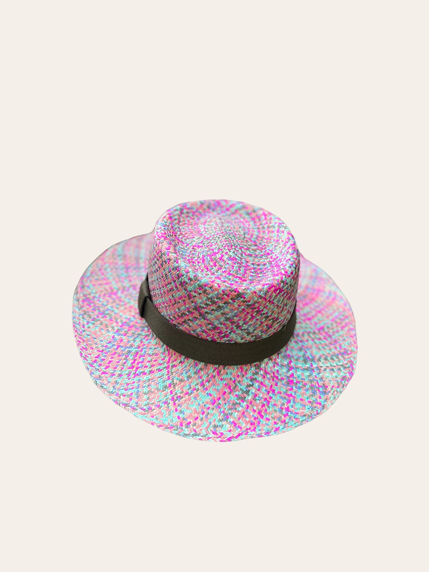 Pink Flamingo - Toquilla Straw Panama Hat