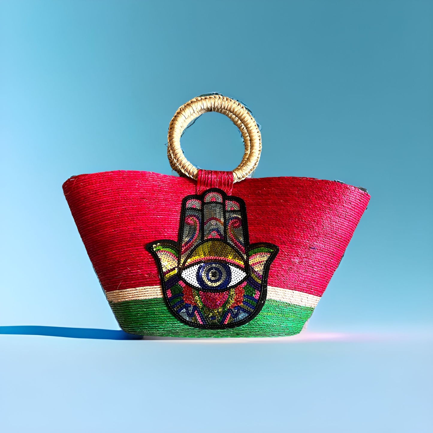 The Hamsa Palm Tote Bag