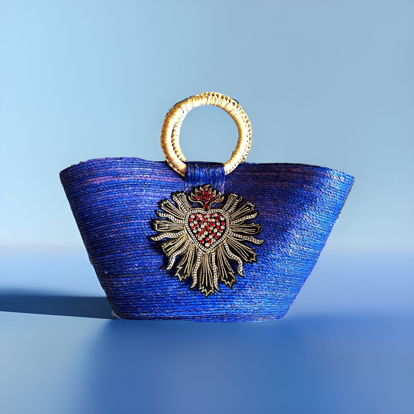 The Sacred Heart Palm Tote Bag