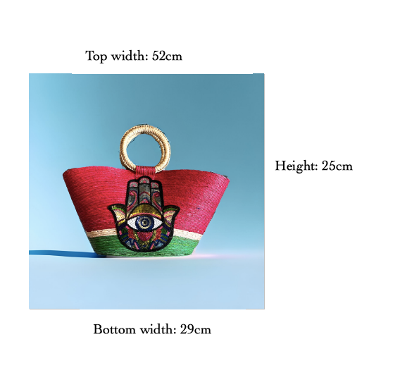 The Hamsa Palm Tote Bag