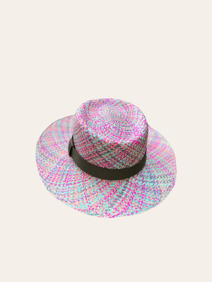 Pink Flamingo - Toquilla Straw Panama Hat