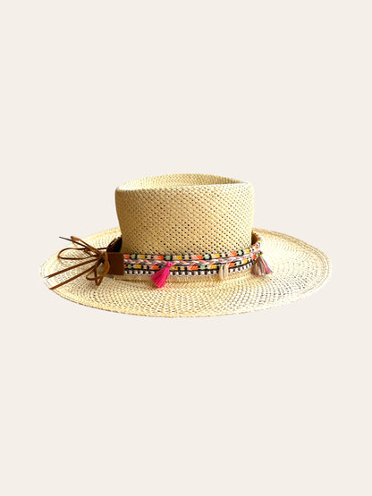 Cancun Sand - Toquilla Straw Panama Hat