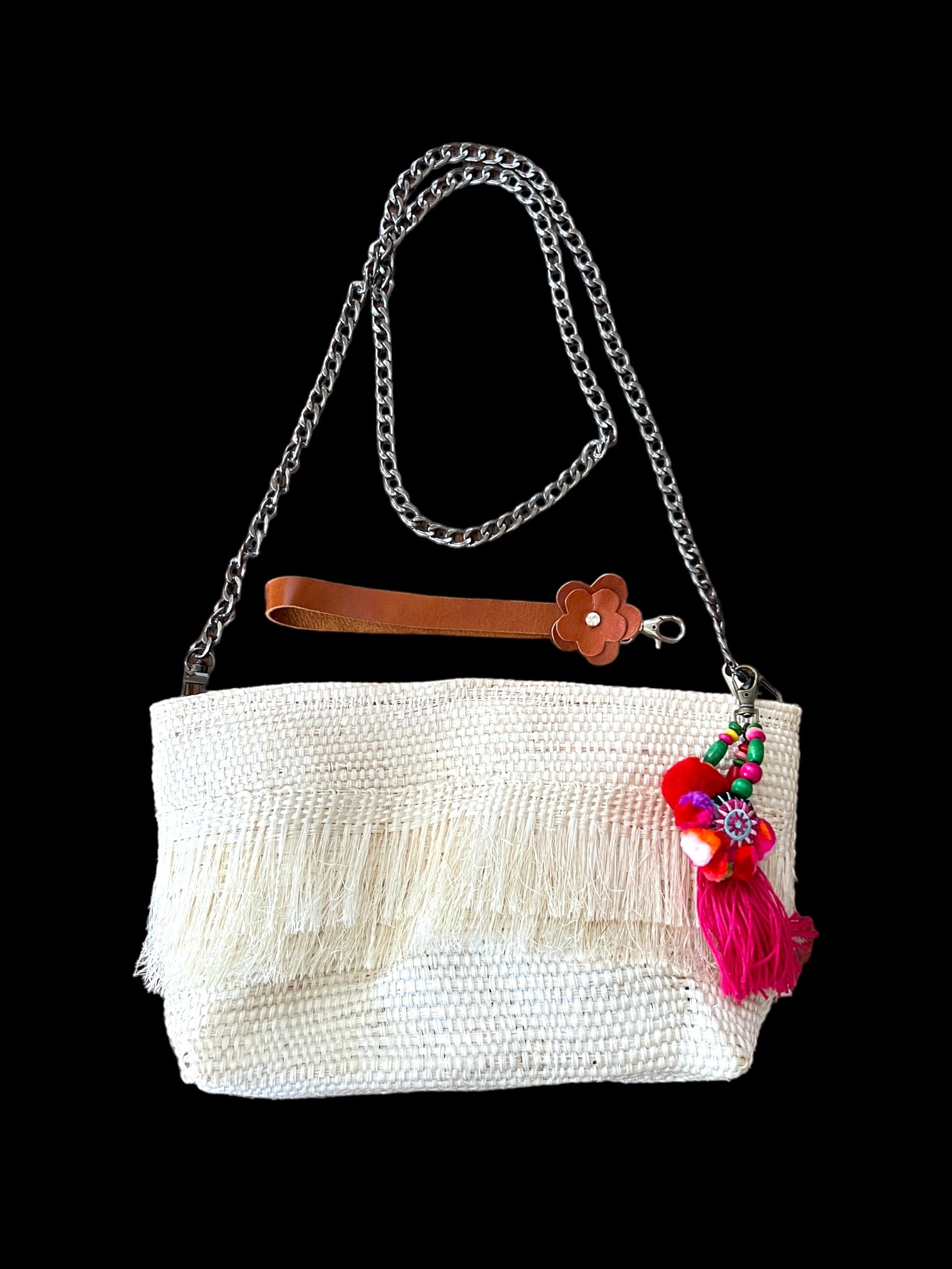 Bucket bag - sisal med - leather closure – Shop with a Mission